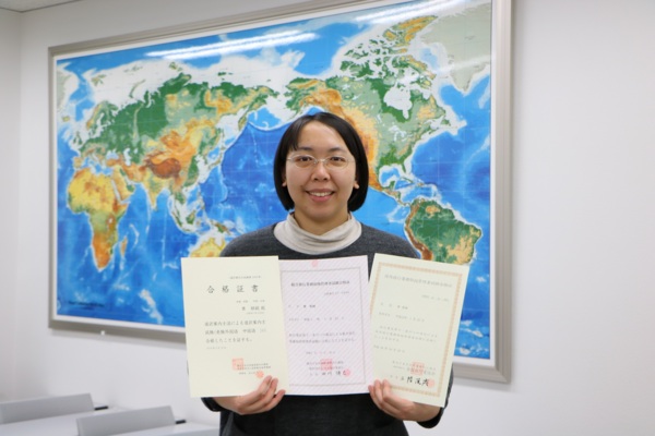トラベルコースの留学生が通訳案内士試験に合格!